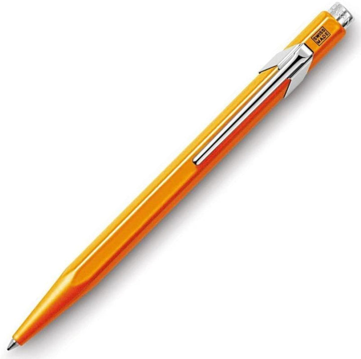 Caran d'Ache 849 Metal Fluorescent Orange Ballpoint Pen | 849.030 | Freedompens