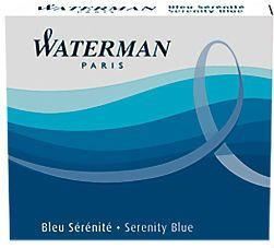 Waterman Serenity Blue Ink Cartridges | 52022W | Freedompens